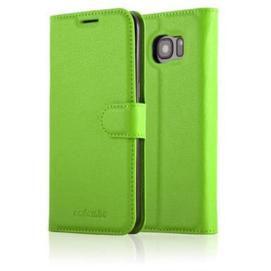Samsung Galaxy S7 EDGE Pungetui Cover Case (Grøn)