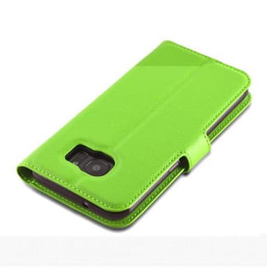 Samsung Galaxy S7 EDGE Pungetui Cover Case (Grøn)