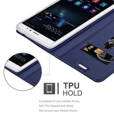Huawei MATE S Cover Etui Case (Blå)