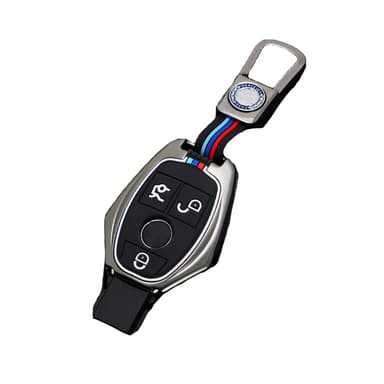 Mercedes Benz nøglebremsedæksel til E-Klasse, gammel og ny C260l/C200/GLB/A200 Sort+grå