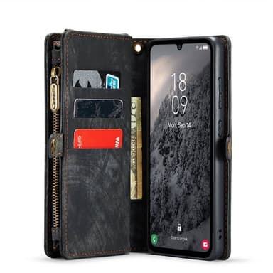 CaseMe mobilcover 008 8-kort Samsung Galaxy A55 - Sort/grå