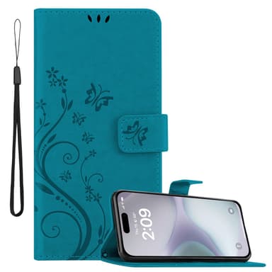 iPhone 16 Pungetui Cover Case (Blå)