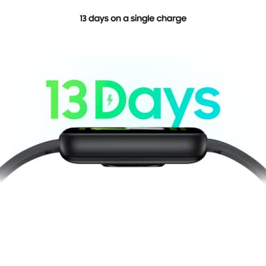 Samsung Galaxy Fit3 aktivitetsmåler (mørkegrå)