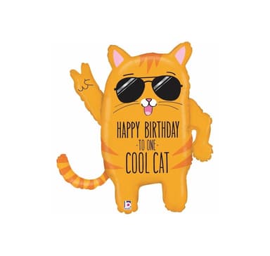 Shape Cool Cat Fødselsdag