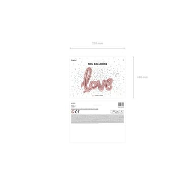 Folieballon ""Love""