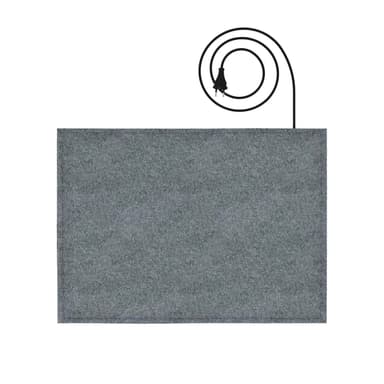 Infrarød Fotvarmematte Bringebærrød - 60x45 - 65 Watt - hallonröd - 60x45-  65 Watt