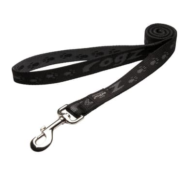 Gåsnor Alpinist XL 25mm/1,2m Everest, sort, Rogz