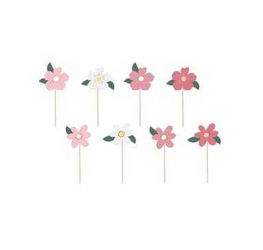 Kage dekoration 'Blomster'