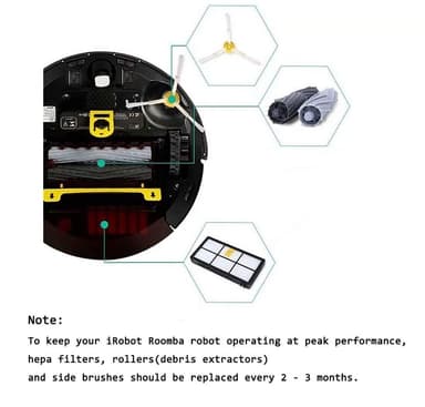 15-pak iRobot Roomba 900 800-serien tilbehørssæt MultiColor