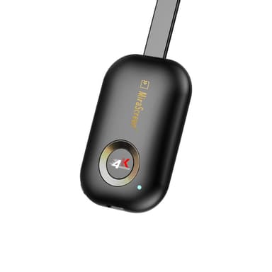 Trådløs HDMI donglemodtager 5G/2.4G 4K G9 Plus Sort