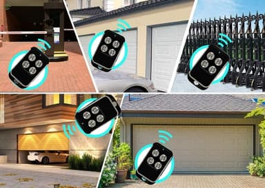 Universal kodekloner - fjernbetjening garageport 433 MHz 2-pakke