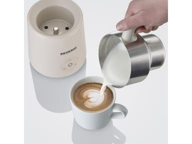 Severin Spuma Lite Mælkeskummer 400 ml Beige/Offwhite