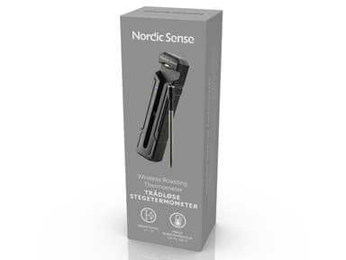 Nordic Sense Trådløst stegetermometer Stål/Sort