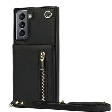 Zipper halskæde cover Samsung Galaxy S25 Plus - Sort
