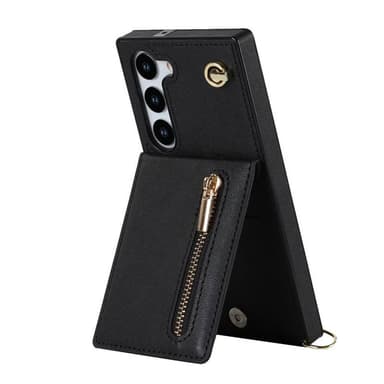 Zipper halskæde cover Samsung Galaxy S25 Plus - Sort