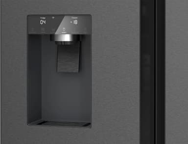 Bosch Side-by-side KFI96AXEA (sort rustfrit stål)