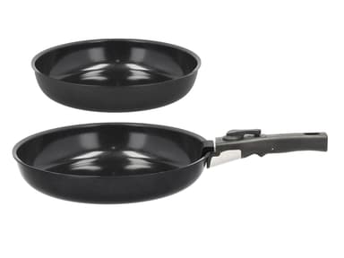 HOLM Stegepandesæt aftagel. håndtag Black