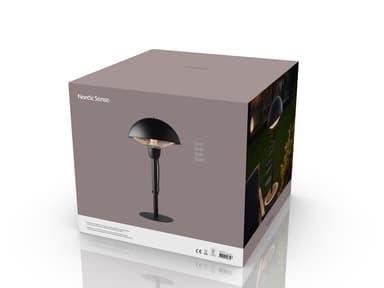 Nordic Sense Terrassevarmer til bord 1500 watt Sort