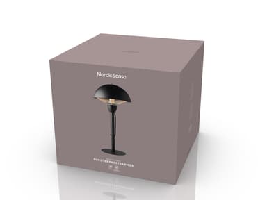 Nordic Sense Terrassevarmer til bord 1500 watt Sort