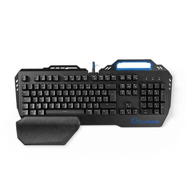Nedis Wired Gaming Keyboard | USB | Mekaniske Taster | RGB | Fransk | FR layout | USB Drevet | Strømkabellængde: 1.70 m | Gaming