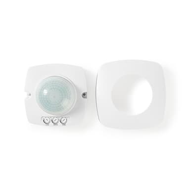 Nedis bevægelsesdetektor | Indendørs og Udendørs | 3-Wire | Type F (CEE 7/7) | 360 ° | 5 - 300 W | 300 W | 1200 W | 3 - 2000 Lux | Sensor-teknologi: PIR | Sensor rækkevidde: 2.0 - 8.0 m