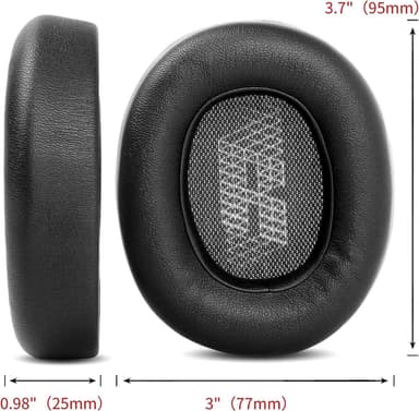 JBL LIVE 650, 660NC, E65 Duet Puder fra headphoneparts.se - Sort