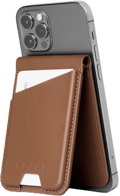 Mujjo MagSafe iPhone kortholder til mobil (tan)