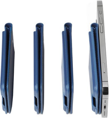 Mujjo MagSafe iPhone kortholder til mobil (blå)