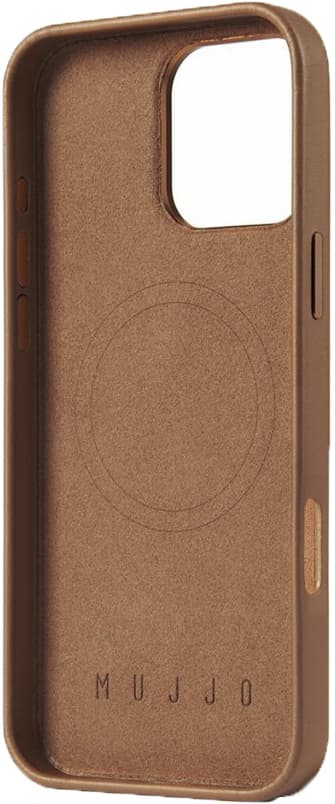 Mujjo iPhone 16 Pro Max mobiletui (Tan)