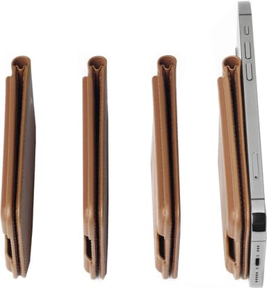 Mujjo MagSafe iPhone kortholder til mobil (tan)