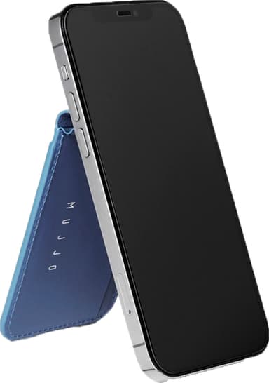 Mujjo MagSafe iPhone kortholder til mobil (blå)