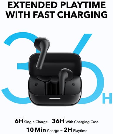 Soundcore K20i true wireless in-ear høretelefoner (sort)