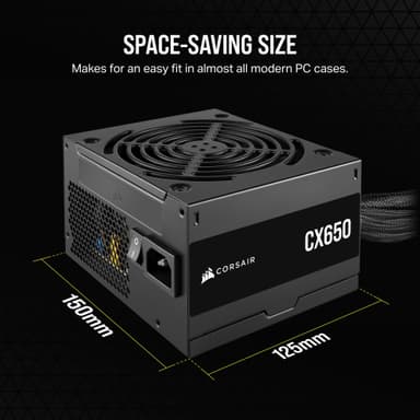 Corsair CX650 strømforsyning (650W)