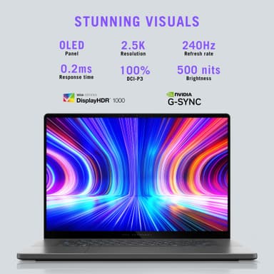 Asus ROG Zephyrus 16 GU605CX U9-285H/64/2TB/OLED 16" bærbar computer