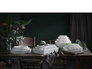 Pillivuyt Serie Originale Fad ovalt 36 x 27 cm Hvid