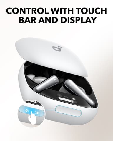 Soundcore Liberty 4 Pro true wireless in-ear høretelefoner (hvid)