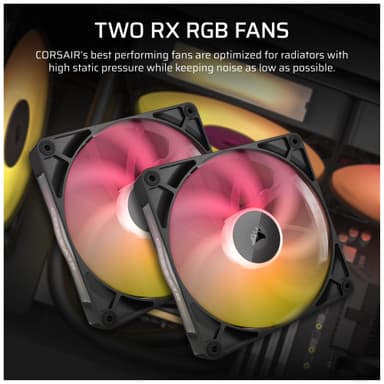Corsair iCUE LINK TITAN 280mm RX RGB CPU-vandkøler (sort)