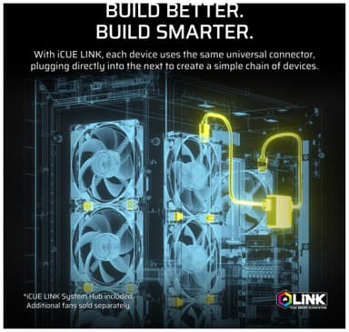 Corsair iCUE LINK TITAN 280mm RX RGB CPU-vandkøler (sort)