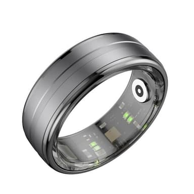 R06 Smart Ring med sundhedsovervågning og træningstilstande Størrelse 11 - Svart