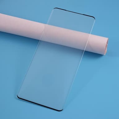 Samsung Galaxy S20 Plus buet hærdet glas i fuld størrelse (fingeraftrykslåsning)