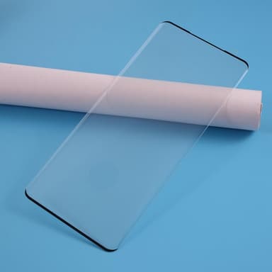 Samsung Galaxy S20 Plus buet hærdet glas i fuld størrelse (fingeraftrykslåsning)