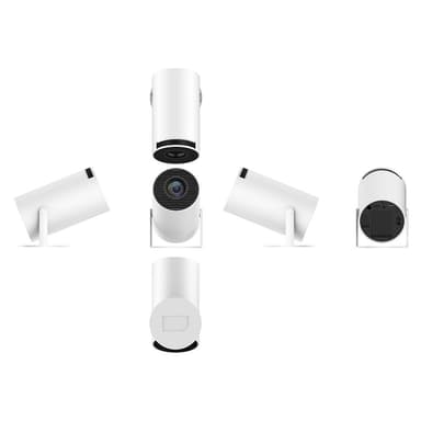 Bærbar Smart Projektor WiFi Bluetooth 4K HD Video Home Theater LED-projektor