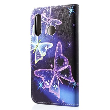 Pung Taske til Huawei P30 Lite - Smuk sommerfugl