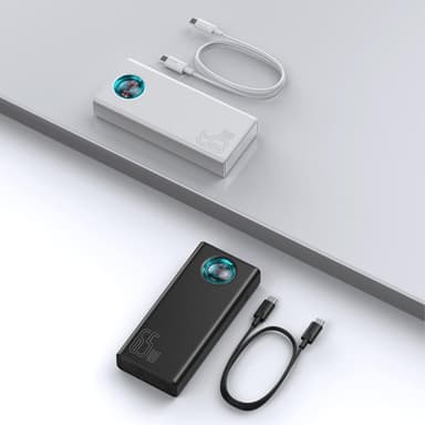 BASEUS hurtigopladningssæt 30000mAh Powerbank 65W 5 udgange