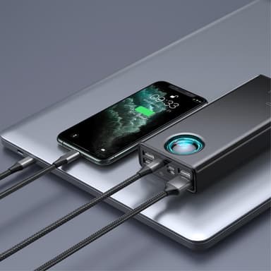 BASEUS hurtigopladningssæt 30000mAh Powerbank 65W 5 udgange