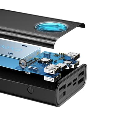 BASEUS hurtigopladningssæt 30000mAh Powerbank 65W 5 udgange