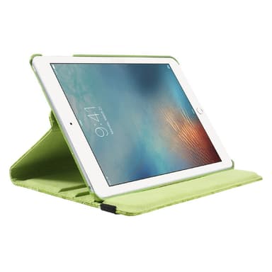 360 graders roterende stativ Grapevine Pattern Case til iPad 9.7 (2017) - Grøn