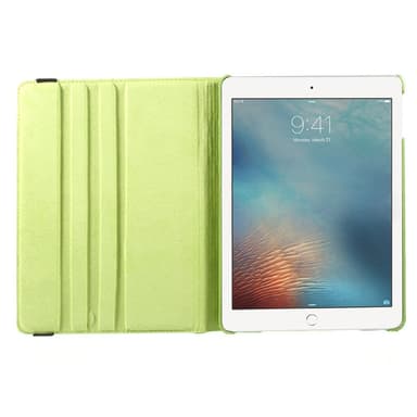 360 graders roterende stativ Grapevine Pattern Case til iPad 9.7 (2017) - Grøn