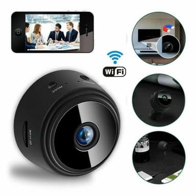 Mini Spy Kamera Trådløs Wifi IP Hjemmesikkerhedskamera HD 1080P