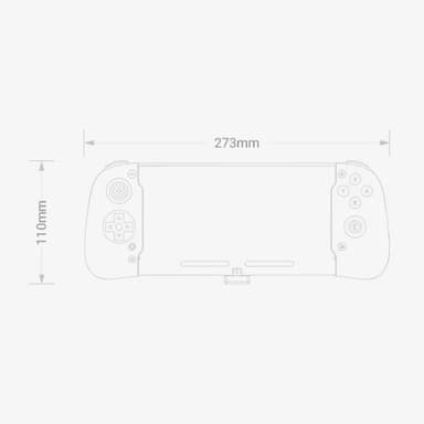 Kompatibel med Nintendo Switch / Switch OLED Game Controller Gamepad Turbo